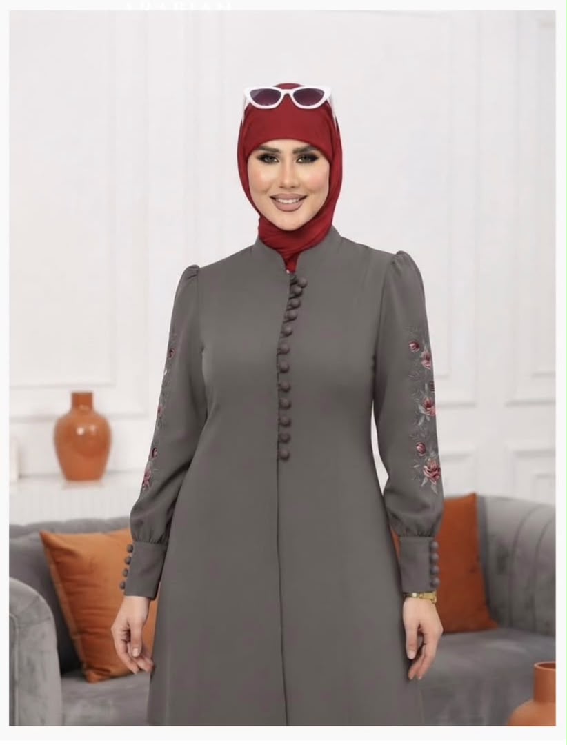 EGYPT  ABAYA Buttoned