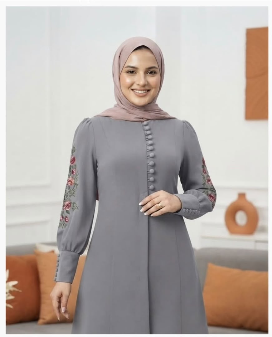 EGYPT  ABAYA Buttoned