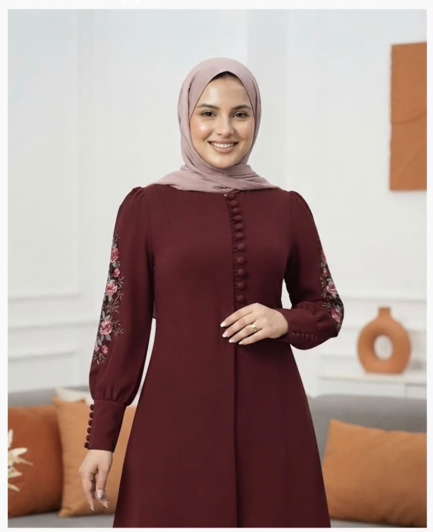 EGYPT  ABAYA Buttoned